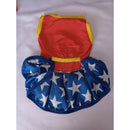 Vestido Pet Mulher Maravilha Roupinha de Cachorro Mulher Maravilha