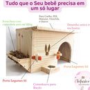 Casinha Para Coelho Porquinho da Índia Hamster e Chinchila