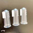 Escova de Dentes em Silicone para Pets Cães de Estimação Limpa Dentes do Gato Pronta Entrega
