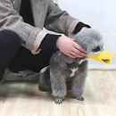 Focinheira Bico De Pato Em Silicone Amarelo tamanho P M G Maleavel para Cachorro Cão Cães
