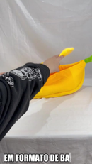 Caminha Pet Banana Cachorro Gato Cor Amarelo