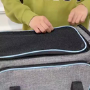 Bolsa Pet Expansível Transporte Viagem Avião Cabine Cachorros e Gatos Cinza