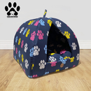 Cama Toca para Gato ou Cachorro Pequeno - almofada dupla face removível
