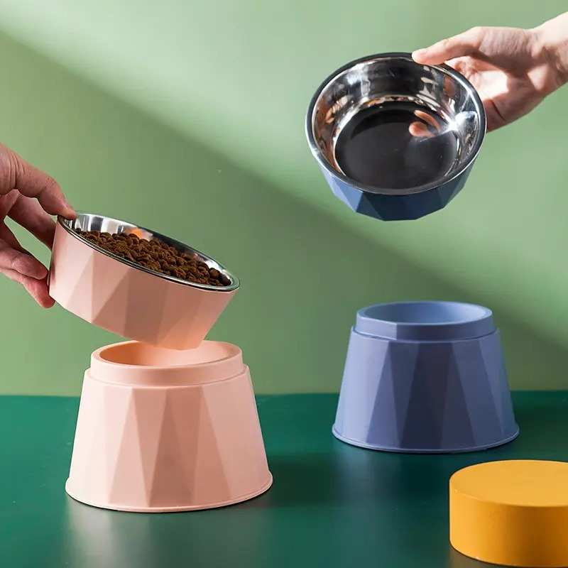 Comedouro Elevado Ergonômico Cães E Gatos