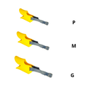 Focinheira Bico De Pato Em Silicone Amarelo tamanho P M G Maleavel para Cachorro Cão Cães