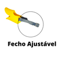 Focinheira Bico De Pato Em Silicone Amarelo tamanho P M G Maleavel para Cachorro Cão Cães