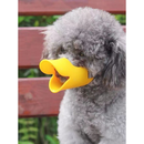 Focinheira Bico de Pato para Cachorro – Amarela | Conforto e Segurança