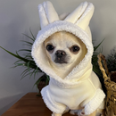 Fantasia de Coelho para Cães e Gatos – Tamanhos 0 ao 12 PÁSCOA