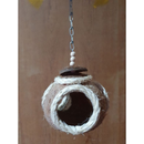 Toca de Coco Suspensa para roedores ( Gerbil, Topolinos, Topodongos... ) ou aves.