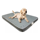 Comfortwell Colchão Pet Ortopético Caminha Cama P, M e G Premium Para Cães Gatos Cor Cinza
