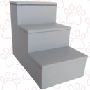 Escada Pet em corino escadinha para cachorro e gato rampa escada de cão e gato de cama e sofá