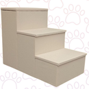 Escada Pet em corino escadinha para cachorro e gato rampa escada de cão e gato de cama e sofá