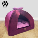 Cama Toca para Gato ou Cachorro Pequeno - almofada dupla face removível