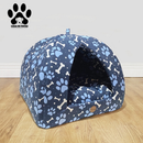 Cama Toca para Gato ou Cachorro Pequeno - almofada dupla face removível