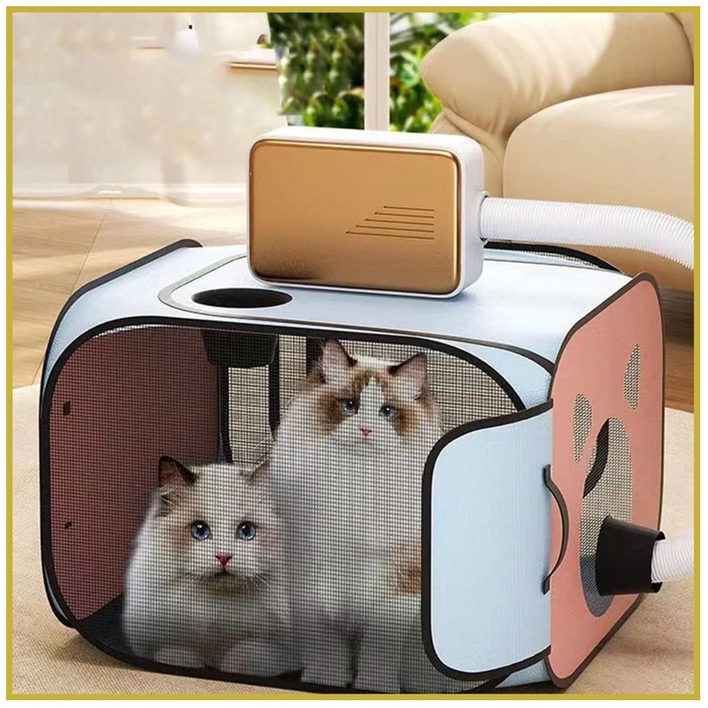 Caixa Secadora De Pêlos Para Animais De Estimação Cães Dobrável Gatos Saco De Secagem Rápida