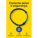 COLEIRA DE IDENTIFICAÇÃO QRCODE COM LOCALIZAÇÃO