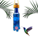 Bebedouro Beija Flor Vidro Decoração Jardim Para Passaros Livres Aves Alimentador Passarinho