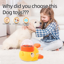 Dispensador Interativo De Comida Para Pets Em Forma De Pato Amarelo, Tigela Lenta para Pets