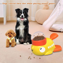 Dispensador Interativo De Comida Para Pets Em Forma De Pato Amarelo, Tigela Lenta para Pets