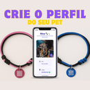 COLEIRA DE IDENTIFICAÇÃO QRCODE COM LOCALIZAÇÃO