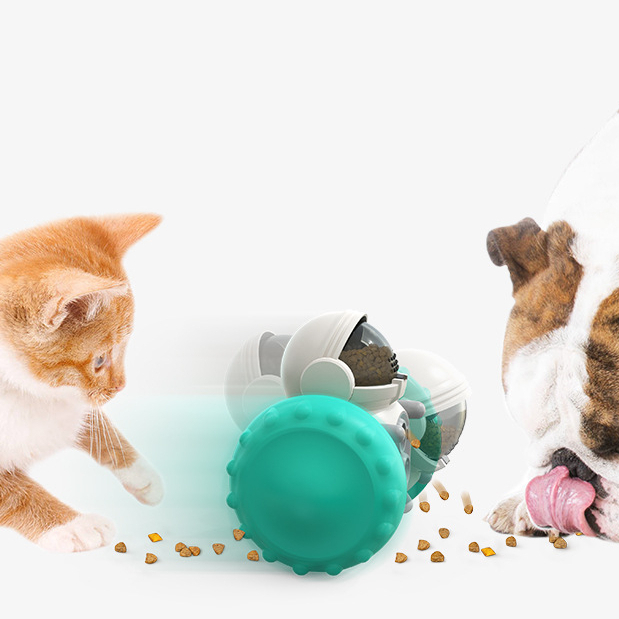 Brinquedo Interativo Gato E Cão Alimentador De Ração Pet