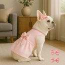 Vestido Pet Verão Para Bulldog Francês, ShihTzu, Pug e Yorkshire, para cachoros e gatos