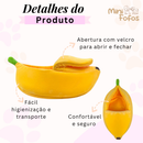 Caminha Pet Banana Cachorro Gato Cor Amarelo