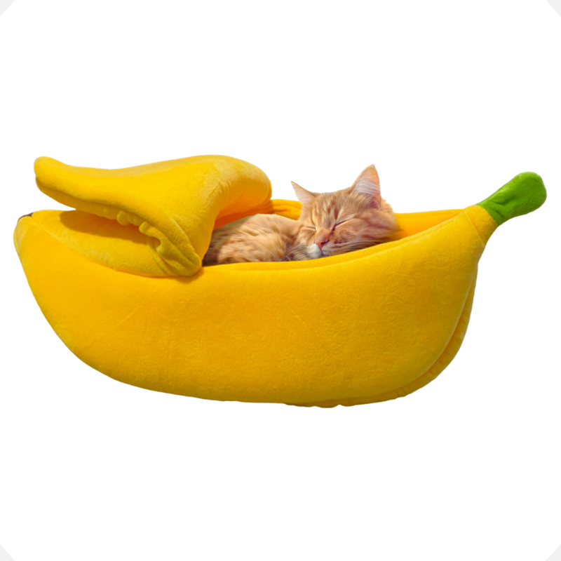 Caminha Pet Banana Cachorro Gato Cor Amarelo
