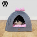 Cama Toca para Gato ou Cachorro Pequeno - almofada dupla face removivel
