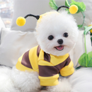 Animal De Estimação Abelha Traje De Halloween Cão Hoodies Gato Férias Cosplay Roupas Quentes Filhote De Cachorro Bonito