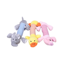 Brinquedo de Pelúcia para Cachorro Gato Pet Bichinho com Apito Som Elefante Pato Porco