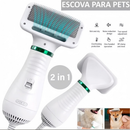 Escova Secadora Pet 110V- 2 EM 1 Seca Remove Pelos Cachorro Coelho Gato ，Baixo Ruído!