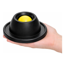 Brinquedo Interativo Pet Bola Giratória Anti Ansiedade Preto