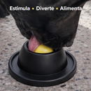 Brinquedo Interativo Pet Bola Giratória Anti Ansiedade Preto