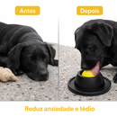 Brinquedo Interativo Pet Bola Giratória Anti Ansiedade Preto