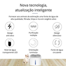 Bebedouro Fonte de Água Com Fio Elevado Automático Com Filtro Para Pet Cachorro Gato 3 Litros