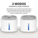 Bebedouro Fonte de Água Com Fio Elevado Automático Com Filtro Para Pet Cachorro Gato 3 Litros