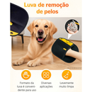 1 - 2 Luva Pet Removedora De Pelos Pet Gato Cachorro Limpa Sofá Cama Escova Mágica Conforto