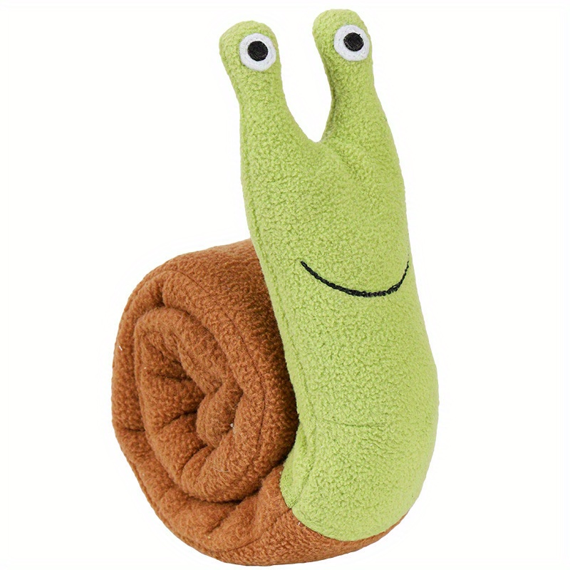 Brinquedo de Snuffle em Forma de Caracol para Cães - Interativo, treina instinto de forrageamento e alivia estresse.
